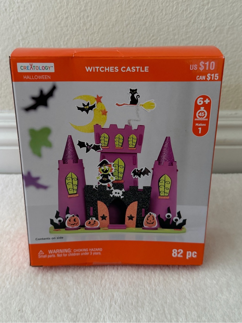NIB Creatology 82-piece Witches Castle Halloween Craft